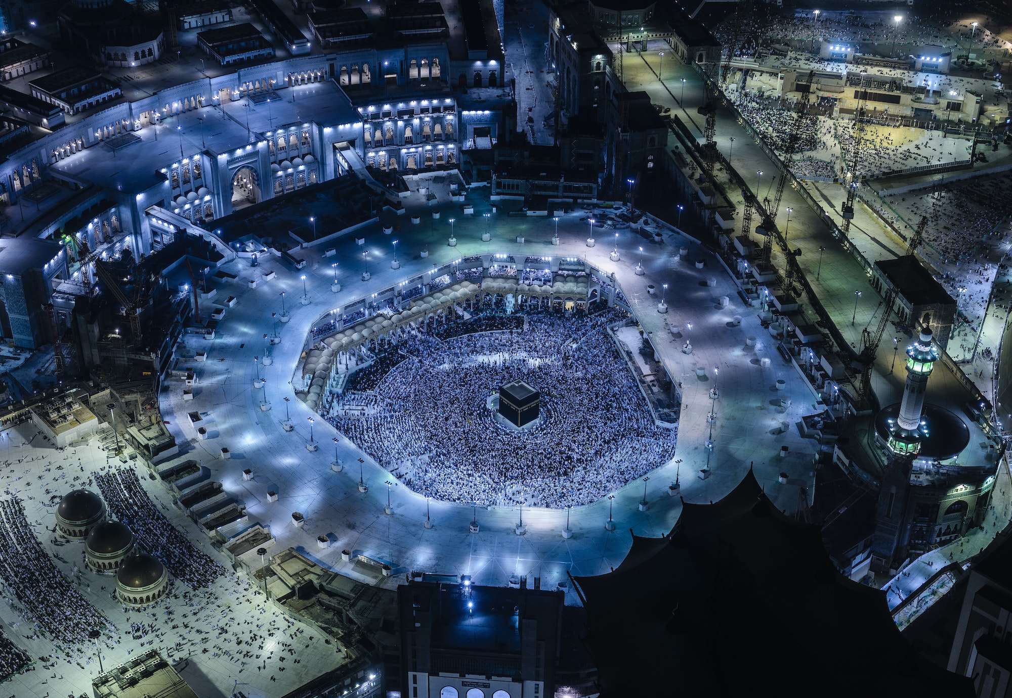 Mecca, Saudi Arabia at night